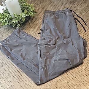 H&M gray cargo joggers size L